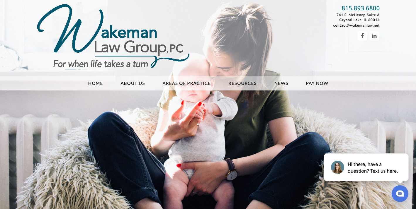 Wakeman Law Website - Image